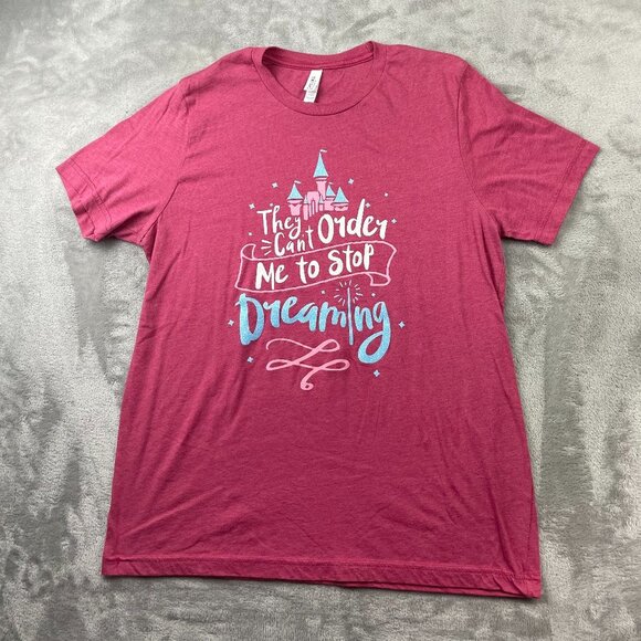 Disney Themed Short Sleeve Tee Shirt Women's Size Large - Picture 1 of 7